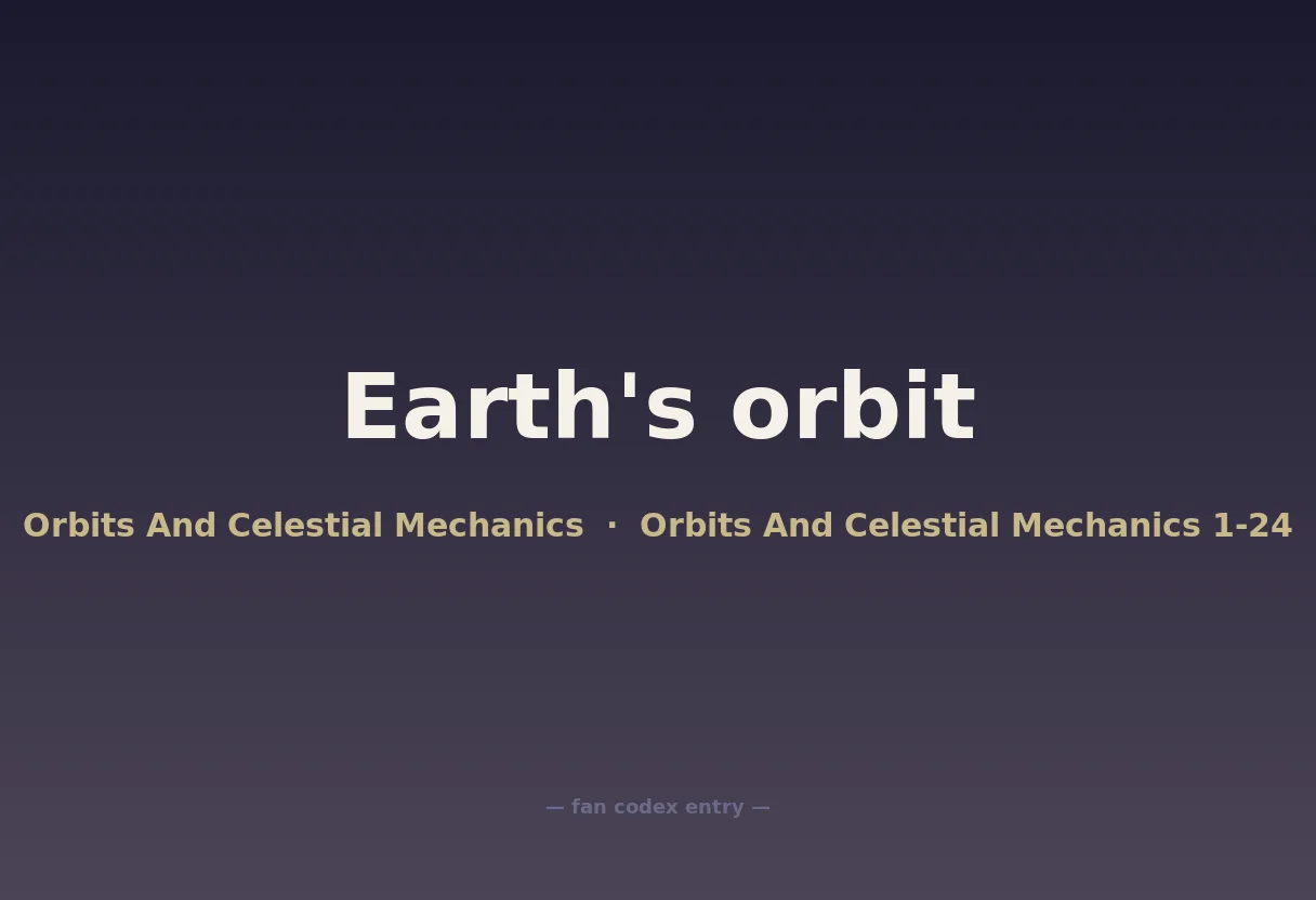 Earth's orbit