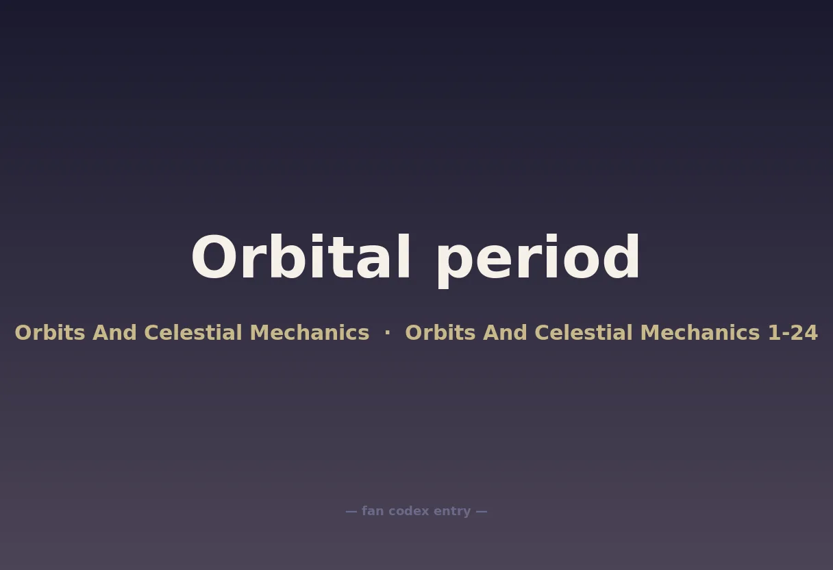 Orbital period